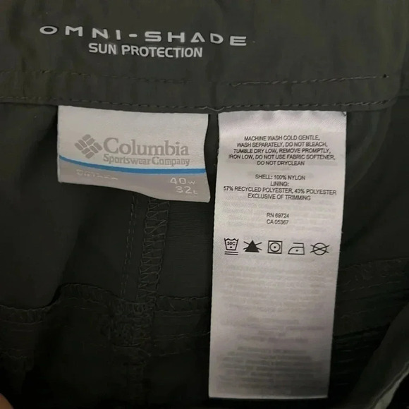 Columbia Silver Ridge Convertible Pants to shorts size 40/ 32 in green - Picture 4 of 5